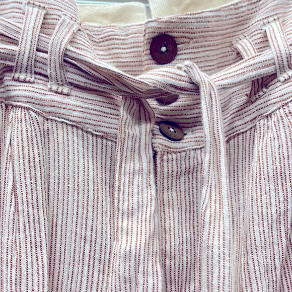 Free People paper bag waist slouchy pants - Picture 5 of 10